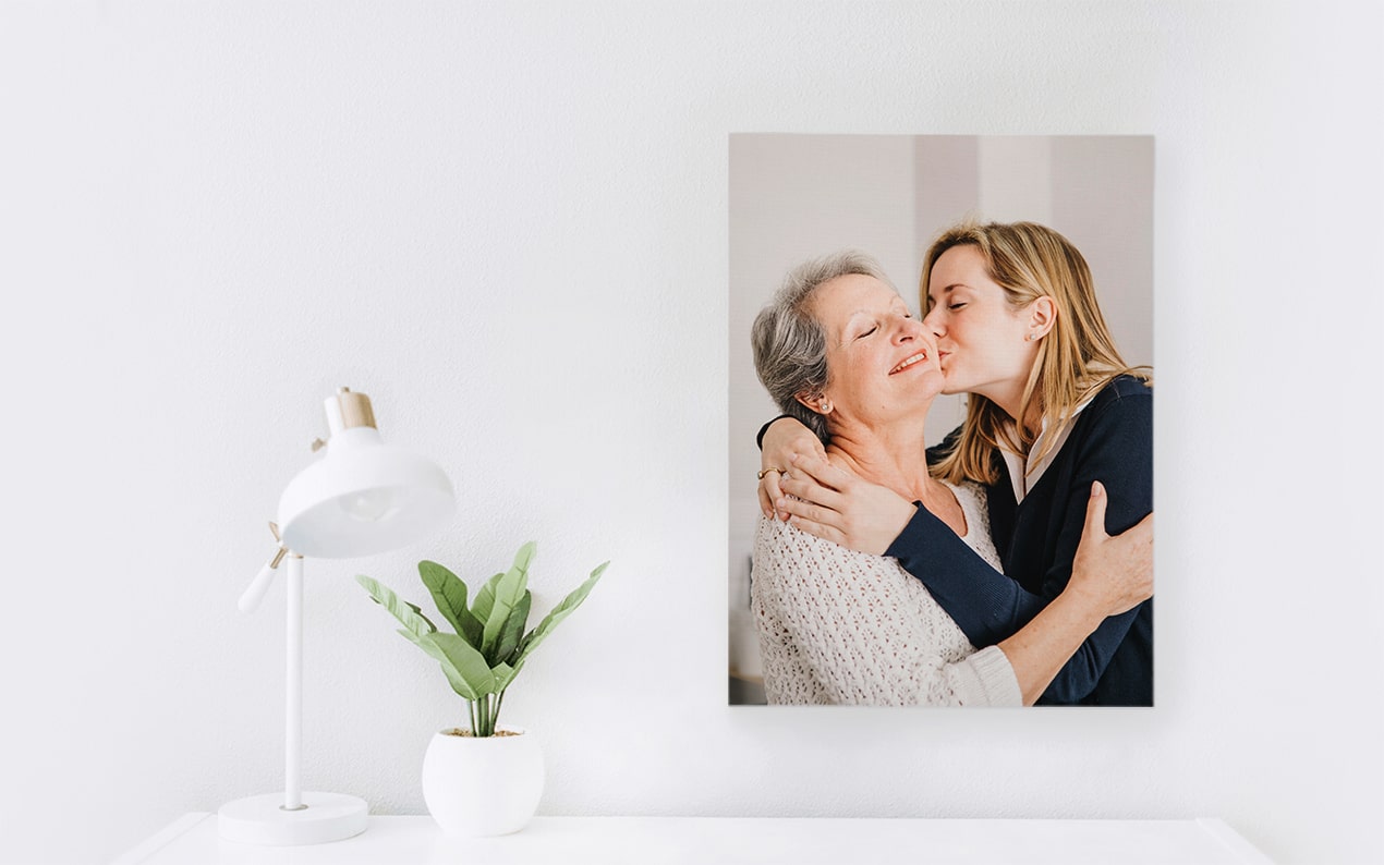 We love printing photos on canvas.